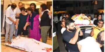 નિતેશ પાંડે પંચતત્વમાં વિલીન થયા, મા-દીકરાની હાલત ખરાબ, રૂપાલીથી નકુલ સુધી ટીવી સેલેબ્સની આંખો ભીની