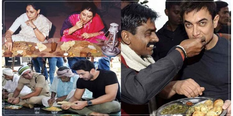 બહુ ઓછા ફિલ્મ સ્ટાર્સ આવી રીતે બેસીને ખાય છે, ન જોયેલી તસવીરો જે તમને આશ્ચર્યચકિત કરી દેશે