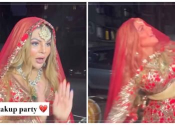 રાખી સાવંતે આદિલથી છૂટાછેડા લીધાની ઉજવણી કરી, રસ્તા વચ્ચે લાલ ડ્રેસ પહેરીને ડ્રામા ક્વીન ડ્રમના તાલે ડાન્સ કર્યો