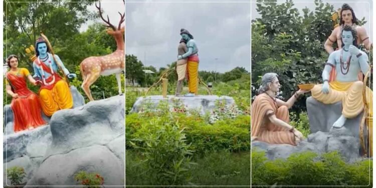 ગુજરાતમાં આ જગ્યાએ ૧૧૭ વીઘામાં રામાયણની થીમ પર બન્યું પહેલું “રામ વન”, ઘર બેઠા જ તસ્વીરોમાં જુઓ “રામ વન” ની તસ્વીરો