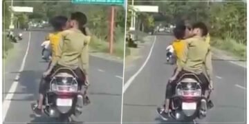 જાહેરમાં સ્કૂટી ચલાવતા બે યુવકોએ રસ્તાની વચ્ચે જ ખુલ્લેઆમ કિસ કરી, વીડિયો વાયરલ થતાં પોલીસે કરી કાર્યવાહી