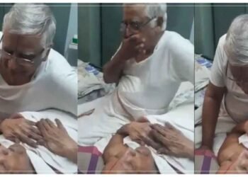 75 વર્ષના પુત્રએ પોતાના 105 વર્ષના પિતા માટે ગાયું ગીત, વીડિયો જોઈને તમે પણ થઈ જશો ભાવુક