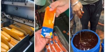 હે ભગવાન! આટલી ગંદી રીતે બનાવવામાં આવે છે ઓરેન્જ આઈસ્ક્રીમ, એકવાર તમે આ વિડિયો જોશો, પછી તમે તેને ક્યારેય સ્પર્શ નહીં કરો