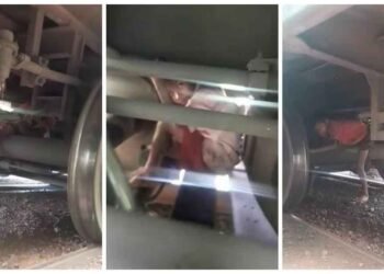 માલગાડીના ટ્રેનના પૈડા વચ્ચે બેસીને ચાર બાળકો મુસાફરી કરી રહ્યા હતા, આ વીડિયો તમને હચમચાવી દેશે