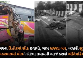 ભાવનગરના દિહોરમાં શોક છવાયો, ગામ સજ્જડ બંધ, બજારો સુમસામ, અકસ્માતમાં મોતને ભેટેલા તમામની આજે કરાશે અંતિમક્રિયા