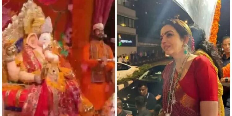 નીતા અંબાણી પરિવાર સાથે ખૂબ જ ધામધૂમથી વિસર્જન કર્યું ગણપતિ બાપ્પા, ઓરહાન અવત્રામણીએ શેર કરી સુંદર તસવીરો