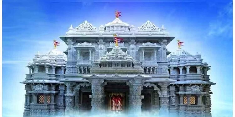 અમેરિકાના ન્યૂજર્સીમાં બન્યું ભવ્યાતિભવ્ય સ્વામિનારાયણ મંદિર, અંદર સ્વર્ગ જેવી થાય છે અનુભૂતિ