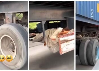 ચાલતી ટ્રકની નીચે બેડ પર આરામથી સૂતો હતો એક વ્યક્તિ, ખતરનાક જુગાડ જોઈને લોકો આશ્ચર્યચકિત થઈ ગયા, કહ્યું- આને કહેવાય મજબૂરી..