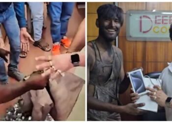 સિક્કાઓથી ભરેલી બોરી લઈને iPhone 15 ખરીદવા દુકાન પર પહોંચ્યો ‘ભિખારી’, પરંતુ પછી જે થયું તે જાણીને તમે પણ દંગ રહી જશો