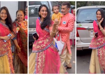 6 વર્ષ પછી પતિ અને પુત્ર સાથે જોવા મળી ‘દયાબેન’ દિશા વાકાણી, ‘તારક મહેતા’ અભિનેત્રીની આ સ્ટાઇલે જીતી લીધા દિલ