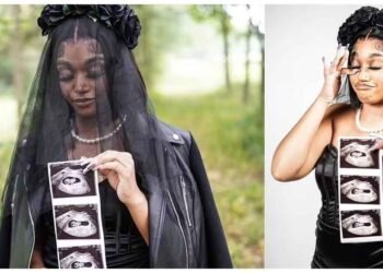 મહિલાએ તેના પ્રેગ્નેન્સી ફોટોશૂટ માટે સ્મશાનની થીમ રાખી, ફોટો થયો વાયરલ, લોકોએ કહ્યું- તે ઉજવણી કરે છે કે શોક…