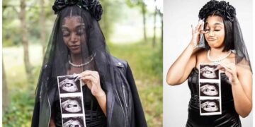 મહિલાએ તેના પ્રેગ્નેન્સી ફોટોશૂટ માટે સ્મશાનની થીમ રાખી, ફોટો થયો વાયરલ, લોકોએ કહ્યું- તે ઉજવણી કરે છે કે શોક…