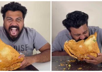 ‘ભાઈ, તું રાવણ નથી બકાસુર છે’; ભૂખડી બરસની જેમ 5 કિલો સમોસા ખાતા જોઈને લોકોએ આ પ્રતિક્રિયા આપી હતી