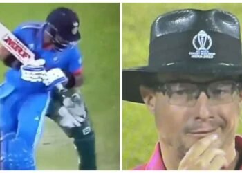 શું અમ્પાયરે જાણી જોઇને વાઈડન આપ્યો ન હતો, નિર્ણયથી ખળભળાટ મચી ગયો