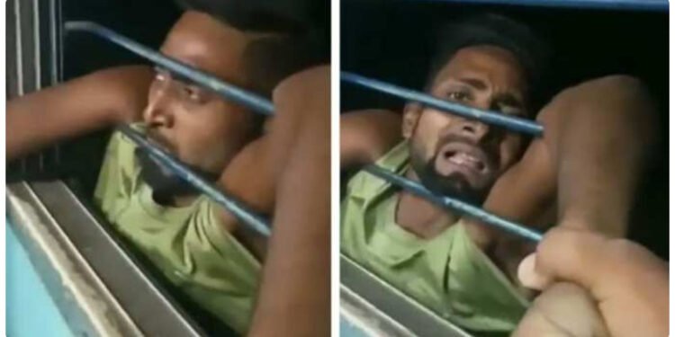 ટ્રેનમાંથી ચોરી કરવી ચોર માટે મોંઘી સાબિત થઈ, બારીમાંથી લટકાવીને દૂર લઈ ગયો યાત્રી