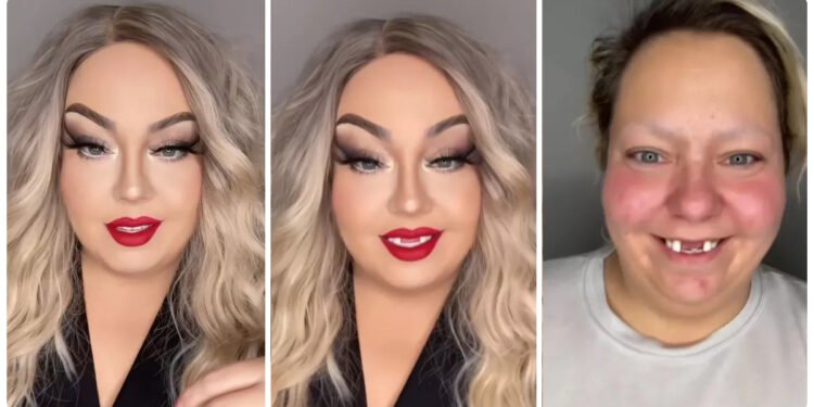 સુંદર દેખાતી સ્ત્રીનો મેક-અપ ભયાનક લાગતો, લોકોએ કહ્યું- પુરુષ જાતિ સાથે આટલો વિશ્વાસઘાત કેમ?