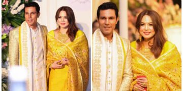 રણદીપ હુડ્ડાએ પોતાના વેડિંગ રિસેપ્શનની તસવીરો શેર કરી, નવા પરિણીત કપલ ​​પરંપરાગત પોશાકમાં સુંદર લાગી રહ્યાં હતાં.